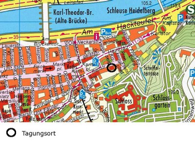 Karte IAKP Tagung Karte IAKP Tagung